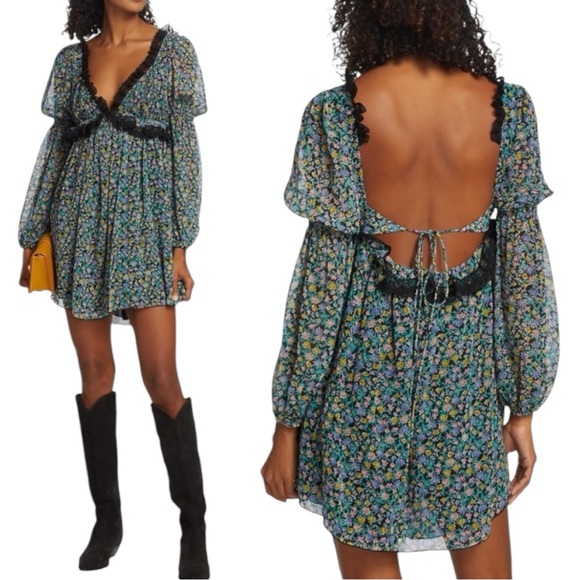 Small FREE PEOPLE Pennie Dress - Picture 2 of 4